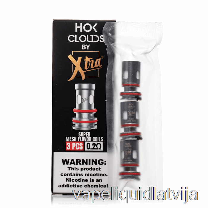 Xtra Hok Clouds Maiņas Spoles 0.2ohm Spoles Vape šķidrums